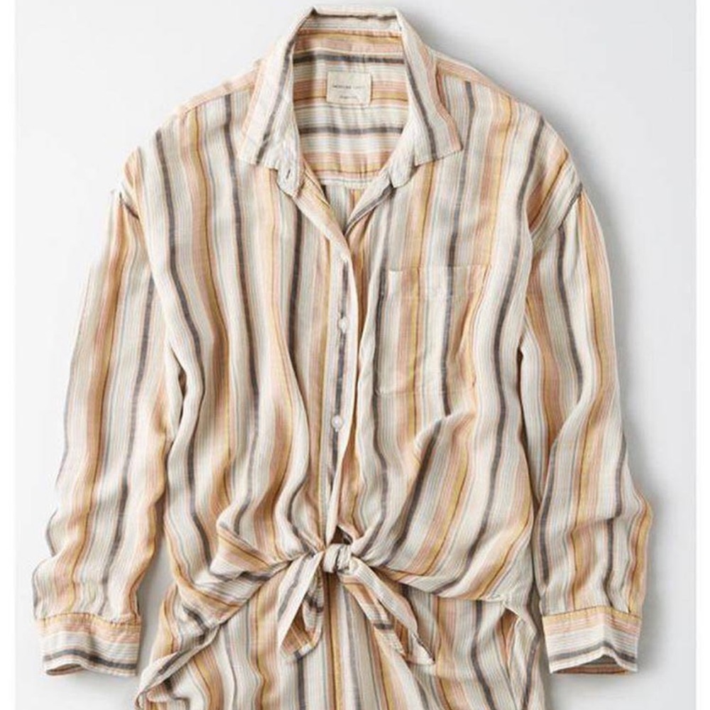American Eagle Oversized Button Down - image 3